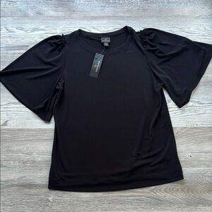 WORTHINGTON Elegant Black Women's Top sizes Small new with tag